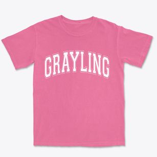 Grayling Michigan Varsity Premium Heavyweight T-shirt