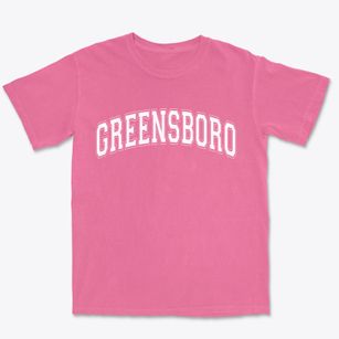 Greensboro North Carolina Varsity Premium Heavyweight T-shirt