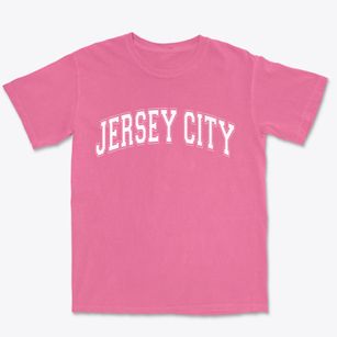 Jersey City New Jersey Varsity Premium Heavyweight T-shirt