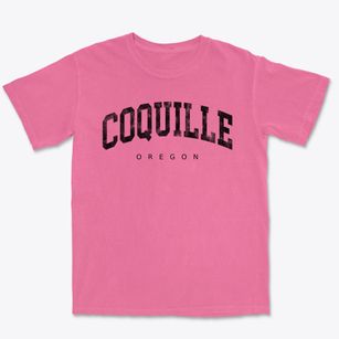 Coquille Oregon Urban Vibe Premium Heavyweight T-shirt