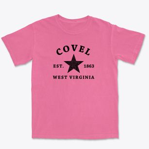 Covel West Virginia Star Premium Heavyweight T-shirt