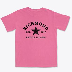 Richmond Rhode Island Star Premium Heavyweight T-shirt