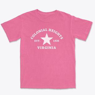 Colonial Heights Virginia Star Premium Heavyweight T-shirt