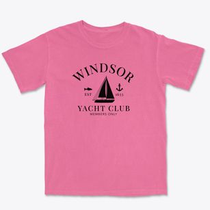 Windsor Connecticut Yacht Club Premium Heavyweight T-shirt