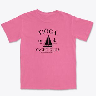 Tioga Texas Yacht Club Premium Heavyweight T-shirt