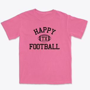 Happy Texas Football Premium Heavyweight T-shirt