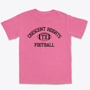 Crescent Heights Texas Football Premium Heavyweight T-shirt