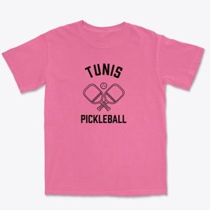 Tunis North Carolina Pickleball Premium Heavyweight T-shirt