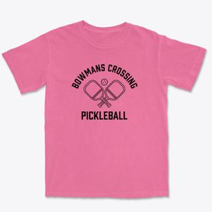 Bowmans Crossing Virginia Pickleball Premium Heavyweight T-shirt