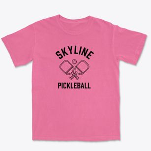 Skyline West Virginia Pickleball Premium Heavyweight T-shirt