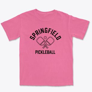 Springfield Massachusetts Pickleball Premium Heavyweight T-shirt