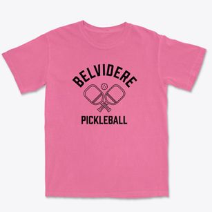 Belvidere Illinois Pickleball Premium Heavyweight T-shirt