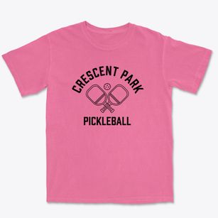 Crescent Park New York Pickleball Premium Heavyweight T-shirt