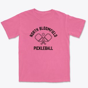 North Bloomfield New York Pickleball Premium Heavyweight T-shirt