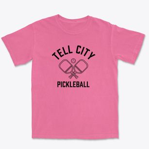 Tell City Indiana Pickleball Premium Heavyweight T-shirt