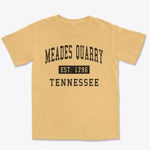 Meades Quarry Tennessee Classic Established Premium Heavyweight T-shirt