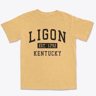 Ligon Kentucky Classic Established Premium Heavyweight T-shirt