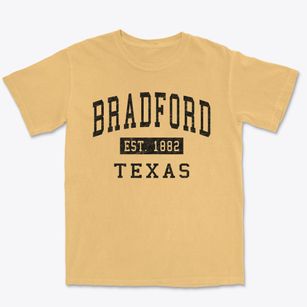 Bradford Texas Classic Established Premium Heavyweight T-shirt