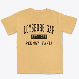 Loysburg Gap Pennsylvania Classic Established Premium Heavyweight T-shirt