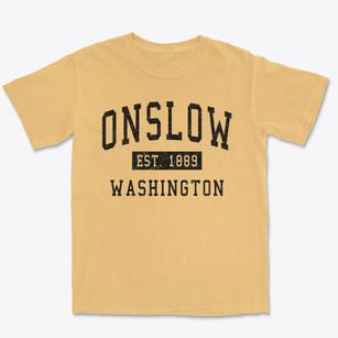 Onslow Washington Classic Established Premium Heavyweight T-shirt