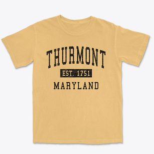 Thurmont Maryland Classic Established Premium Heavyweight T-shirt
