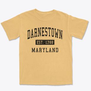 Darnestown Maryland Classic Established Premium Heavyweight T-shirt