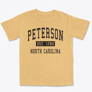 Peterson North Carolina Classic Established Premium Heavyweight T-shirt
