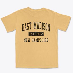 East Madison New Hampshire Classic Established Premium Heavyweight T-shirt