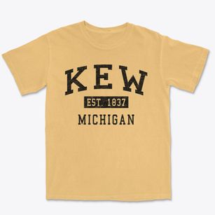 Kew Michigan Classic Established Premium Heavyweight T-shirt