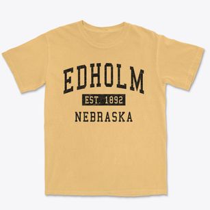 Edholm Nebraska Classic Established Premium Heavyweight T-shirt