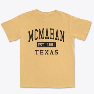 Mcmahan Texas Classic Established Premium Heavyweight T-shirt