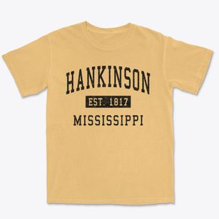 Hankinson Mississippi Classic Established Premium Heavyweight T-shirt