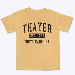 Thayer South Carolina Classic Established Premium Heavyweight T-shirt