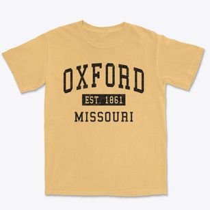 Oxford Missouri Classic Established Premium Heavyweight T-shirt