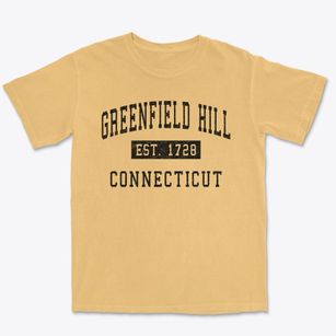 Greenfield Hill Connecticut Classic Established Premium Heavyweight T-shirt