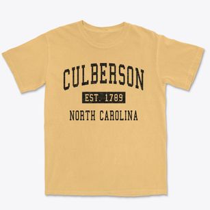 Culberson North Carolina Classic Established Premium Heavyweight T-shirt