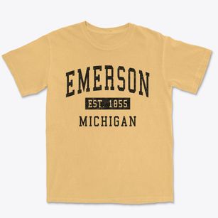 Emerson Michigan Classic Established Premium Heavyweight T-shirt
