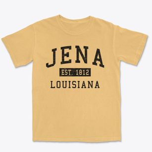 Jena Louisiana Classic Established Premium Heavyweight T-shirt