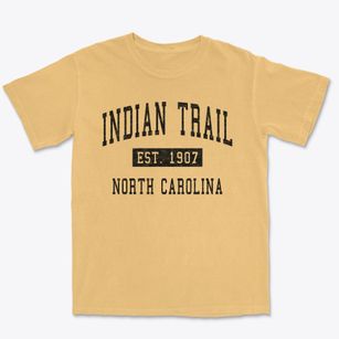 Indian Trail North Carolina Classic Established Premium Heavyweight T-shirt