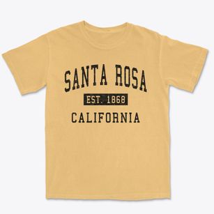 Santa Rosa California Classic Established Premium Heavyweight T-shirt