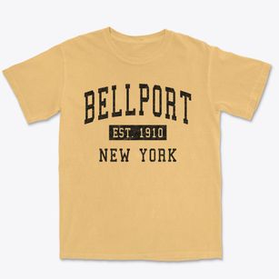 Bellport New York Classic Established Premium Heavyweight T-shirt