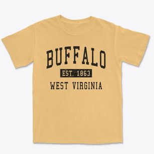 Buffalo West Virginia Classic Established Premium Heavyweight T-shirt