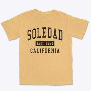 Soledad California Classic Established Premium Heavyweight T-shirt