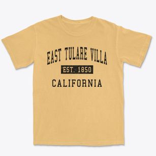 East Tulare Villa California Classic Established Premium Heavyweight T-shirt