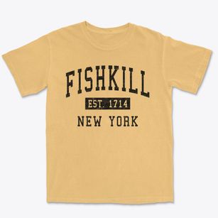 Fishkill New York Classic Established Premium Heavyweight T-shirt