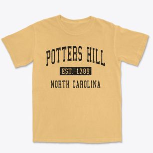 Potters Hill North Carolina Classic Established Premium Heavyweight T-shirt