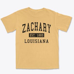 Zachary Louisiana Classic Established Premium Heavyweight T-shirt