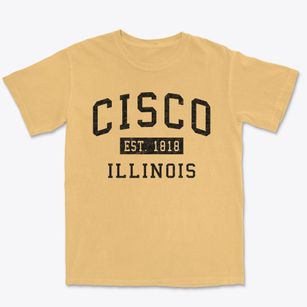 Cisco Illinois Classic Established Premium Heavyweight T-shirt