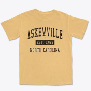 Askewville North Carolina Classic Established Premium Heavyweight T-shirt