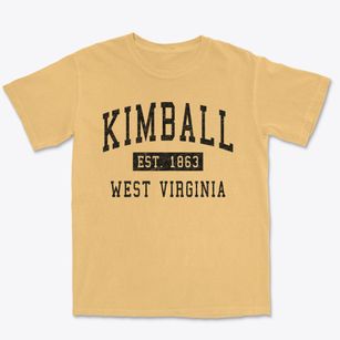 Kimball West Virginia Classic Established Premium Heavyweight T-shirt